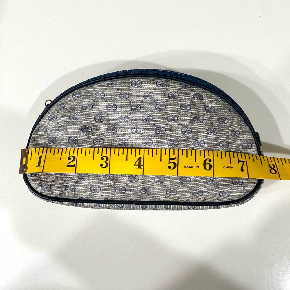 Authentic 💯Gucci blue Monogram cosmetic Bag! - Picture 2 of 16